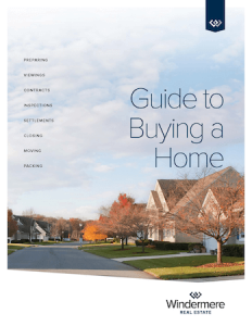 Windermere Home Buying Guide Cover